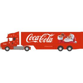 Oxford Diecast 76TCAB012CC OO Gauge Scania T Cab Box Trailer Coca Cola New Xmas Livery