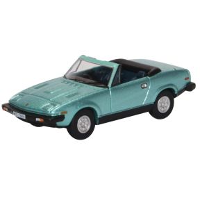 Oxford Diecast 76TR7002 OO Gauge Triumph TR7 Convertible Persian Aqua Metallic