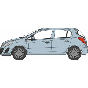 Oxford Diecast 76VC006 OO Gauge Vauxhall Corsa Silver Lightning