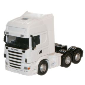 Oxford Diecast 76WHSCACAB OO Gauge Scania Cab White
