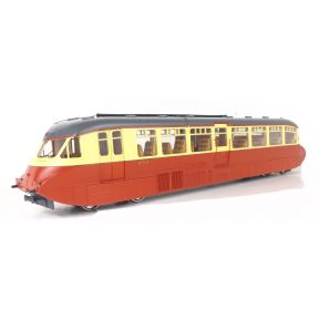 Dapol 7D-011-005 O Gauge GW Streamlined Railcar W8W BR Carmine & Cream