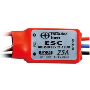 Thunder Tiger 8025 BL Motor ESC BLC-25 Brushless ESC
