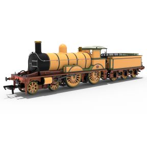 Rapido 811008 OO Gauge Highland Railways Loch Class 4-4-0 150 'Loch Eye' HR Lined Yellow What If Livery