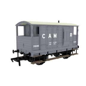 Rapido 820004 OO Gauge LSWR/WD 20 Ton Brake Van Cambrian Grey No.71936