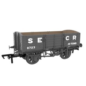 Rapido 824014 OO Gauge SECR 5 Plank 10 Ton Open Wagon SECR Maunsell Dark Grey No.8723