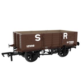 Rapido 824022 OO Gauge SECR 5 Plank 10 Ton Open Wagon Pre 1936 SR Brown No.12998