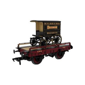 Rapido 830013 OO Gauge Evolution Open Carriage Truck GER No.194