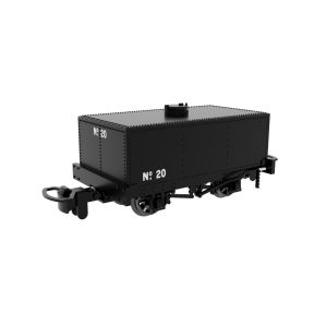 Rapido 833101 OO-9 Rectangular Tank Plain Black No.20