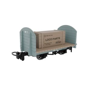 Rapido 833203 OO-9 Round Ended Flat Plain Grey No.7