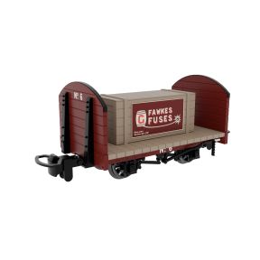 Rapido 833207 OO-9 Round Ended Flat Plain Red No.6
