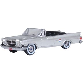 Oxford Diecast 87CC61007 HO Gauge Chrysler 300G Convertible Open Sheffield Silver