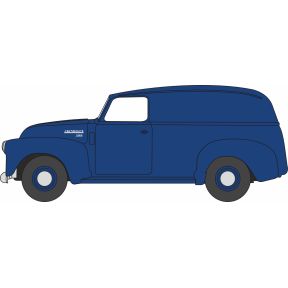 Oxford Diecast 87CV50006 HO Gauge 1950 Chevrolet Panel Van Mariner Blue