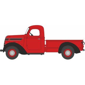 Oxford Diecast 87ID38001 HO Gauge 1937/40 International D-2 Red/Black