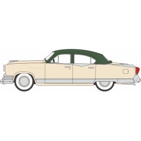Oxford Diecast 87KM53001 HO Gauge 1953 Kaiser Manhattan Stardust Ivory/Jade Green