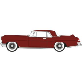 Oxford Diecast 87LC56005 HO Scale 1956 Continental Mk2 Dark Red