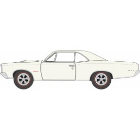 Oxford Diecast 87PG66004 HO Gauge Pontiac GTO 1966 Cameo Ivory