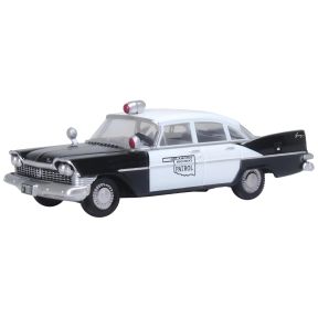 Oxford Diecast 87PS59001 HO Scale Plymouth Savoy Sedan 1969 California Highway Patrol