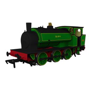 Rapido 903015 OO Gauge 16 Inch Hunslet No.3855/1955 Glasshoughton No.4 Lined Green