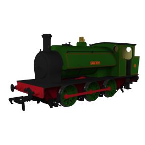 Rapido 903016 OO Gauge 16 Inch Hunslet No.22375/1942 'John Shaw' NCB Lined Green