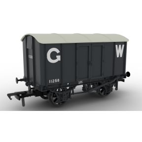 Rapido 908037 OO Gauge GW Diagram V6 Iron Mink Wagon GWR Grey 25 Inch Numbers No.11258