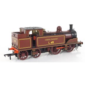 Rapido 909502 OO Gauge Metropolitan Railway 0-4-4 Tank L48 London Transport Lined Maroon DCC Sound Fitted