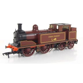 Rapido 909502 OO Gauge Metropolitan Railway 0-4-4 Tank L48 London Transport Lined Maroon DCC Sound Fitted
