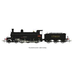 Rapido 914504 OO Gauge HR Jones Goods 4-6-0 17920 Early LMS Unlined Black DCC Sound Fitted