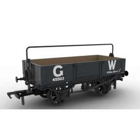 Rapido 925016 OO Gauge GW Diagram O21 Four Plank Open Wagon 45503 23 Inch Numbers