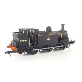 Rapido 936009 OO Gauge SR E1 0-6-0 Tank 32694 BR Unlined Black Early Crest