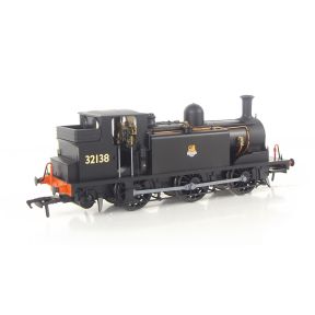 Rapido 936010 OO Gauge SR E1 0-6-0 Tank 32138 BR Unlined Black Early Crest