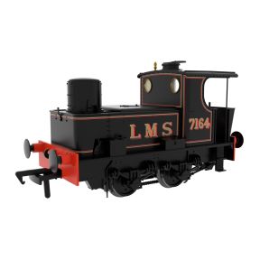 Rapido 949501 OO Gauge Pre-War Sentinel Steam Shunter LMS Black 7164 DCC Fitted