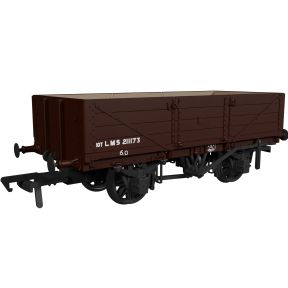 Rapido 950008 OO Gauge LNWR D84 4 Plank Open Wagon Post 1936 LMS Bauxite No.211173