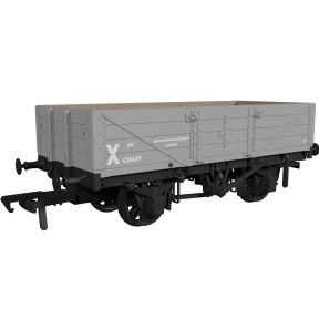 Rapido 950009 OO Gauge LNWR D84 4 Plank Open Wagon BR Departmental Grey No.021439