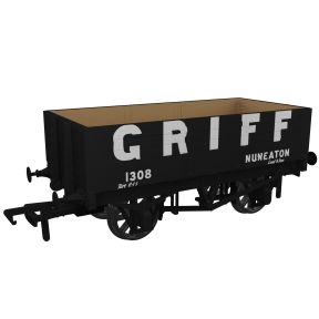 Rapido 967009 OO Gauge 1907 RCH Open Wagon Five Plank 'Griff, Nuneaton'