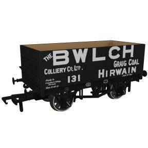 Rapido 967213 OO Gauge 1907 RCH Open Wagon Seven Plank 'Bwlch Colliery Co Ltd, Hirwain S. Wales'