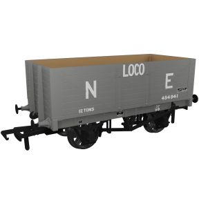 Rapido 967413 OO Gauge RCH 1907 12 Ton 7 Plank Open Wagon Early LNER Grey Loco Coal No.454941