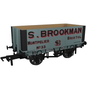 Rapido 967421 OO Gauge RCH 1907 10 Ton 7 Plank Open Wagon S. Brookman No.33