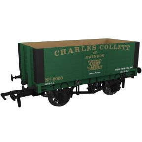 Rapido 967429 OO Gauge RCH 1907 10 Ton 7 Plank Open Wagon Charles Collett of Swindon No.6000