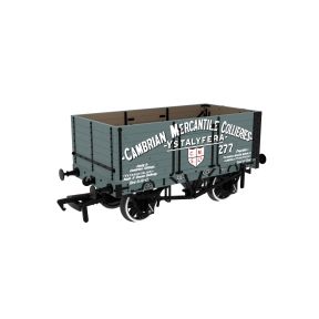 Rapido 967811 OO Gauge 7 Plank Wagon Cambrian Mercantile Collieries No.277