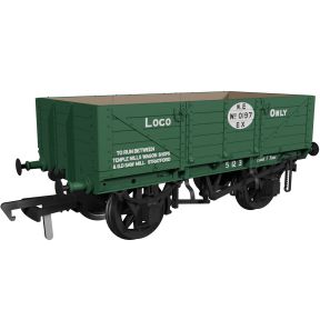 Rapido 972013 OO Gauge GER Diagram 17 5 Plank Wagon LNER Loco No.0197