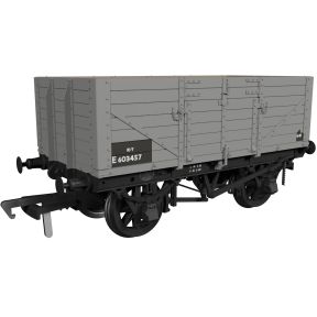 Rapido 973009 OO Gauge GER Diagram 48 7 Plank Wagon BR Grey No.E603457