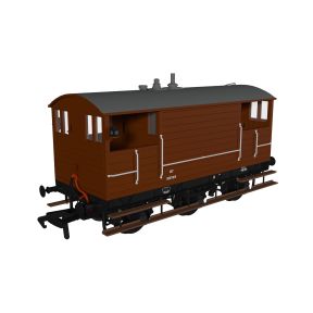 Rapido 975010 OO Gauge GCR 15 Ton 6 Wheeled Brake Van BR Bauxite No.531725
