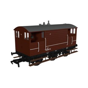 Rapido 975011 OO Gauge GCR 15 Ton 6 Wheeled Brake Van BR Freight Oxide E531771