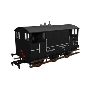 Rapido 975015 OO Gauge GCR 15 Ton 6 Wheeled Brake Van BR Bauxite DE634310
