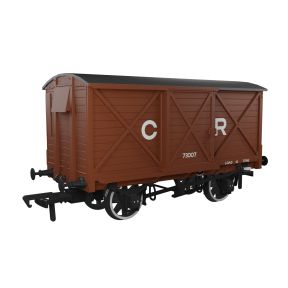 Rapido 976001 OO Gauge Caledonian Railway Diagram 67 10 Ton Van CR Brown No.73007