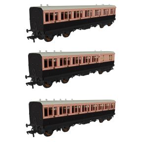 Rapido 978101 OO Gauge LSWR Evolution Non Corridor Carriage Pack