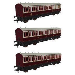 Rapido 978107 OO Gauge Caledonian Evolution Non Corridor Carriage Pack