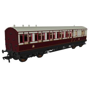 Rapido 978108 OO Gauge Caledonian Evolution Non Corridor Brake Third Coach No.654
