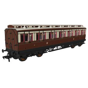 Rapido 978135 OO Gauge GWR (pre 1904) Evolution Non Corridor First Coach No.14