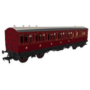 Rapido 978144 OO Gauge GER Evolution Non Corridor Brake Third Coach No.1048